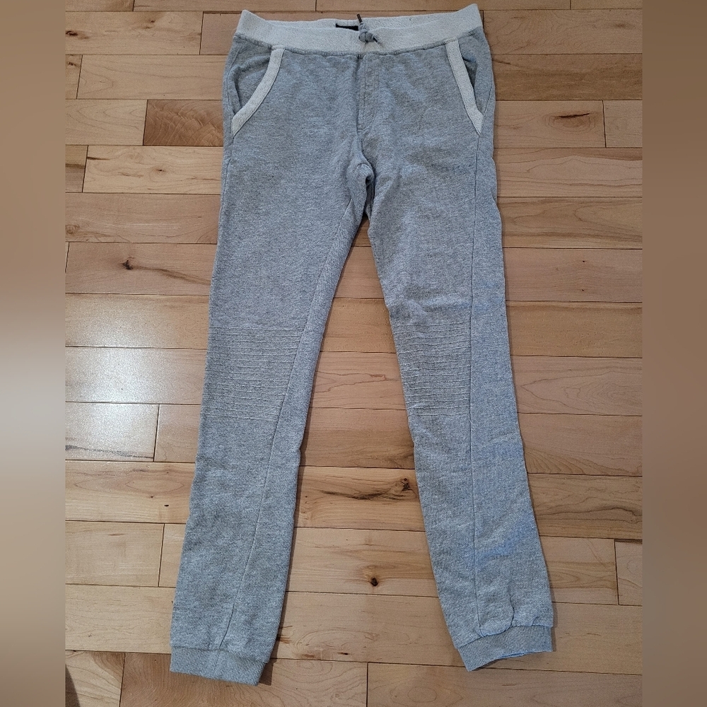 Hudson Jeans Boys XL (Typically 14/16) Light Gray Kids Joggers